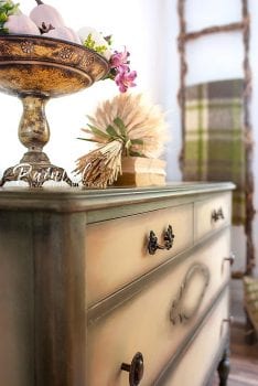 Blended Yellow Dresser Makeover - Painted Furniture