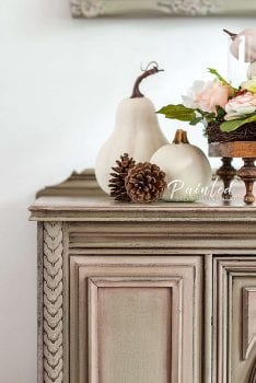 Fall Color Painted Furniture Makeover - Salvaged Inspirations