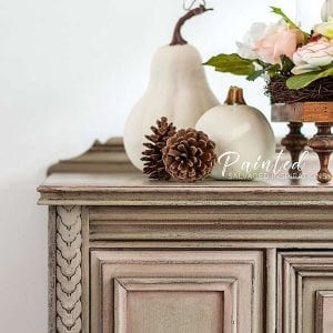 Fall Color Painted Furniture Makeover - Salvaged Inspirations