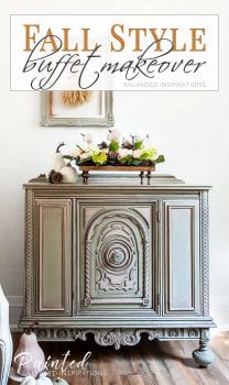 Fall Style Buffet Makeover - Salvaged Inspirations