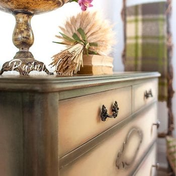 Painted Yellow Dresser Makeover - Painted Furniture
