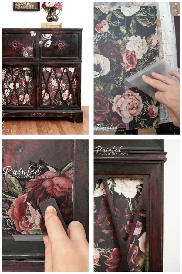 How To Apply Furniture Transfers Rub On Method Salvaged Inspirations