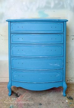 Dixie Belle Blueberry Painted Dresser