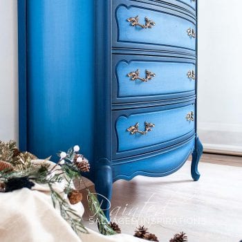 Side of Blended Blueberry Painted Dresser IG