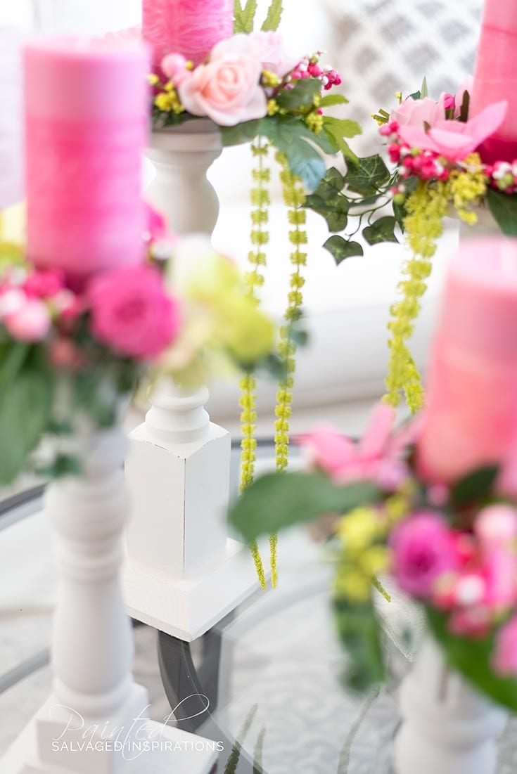 DIY Pillar Candle Holders - Valentines Day