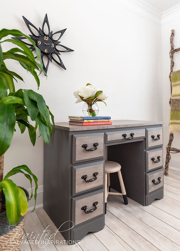 5 Ideas To Update An Old Desk, Wooden Desk Painting Ideas