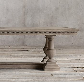 Restoration Hardware Pedestal Table