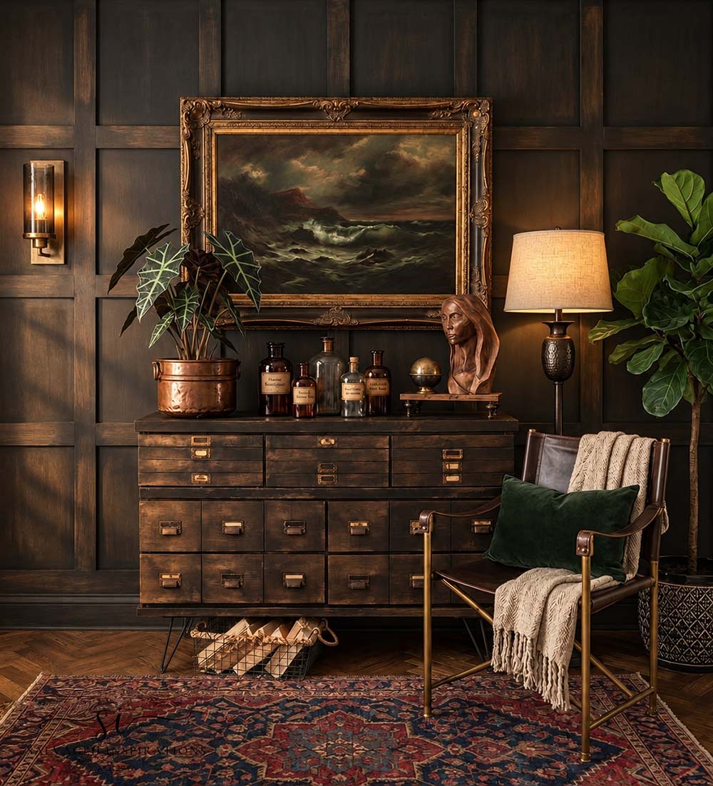 diy gold dresser Faux Drawers | Antique Apothecary Cabinet TopPlus