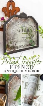Prima Transfer French Antiqued Mirror