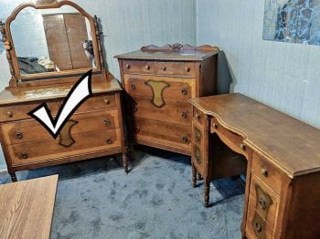 Vintage 3pc Bedroom Set 1 Down 2 To Go