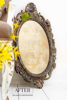 How To Antique An Inexpensive Mirror - After