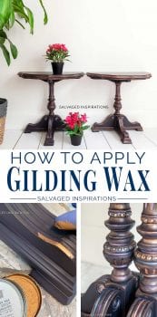 How To Apply Decor Gilding Wax - Salvaged Inspirations