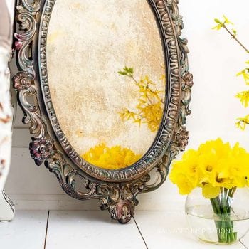 Plastic Thrift Store Mirror DIY Antique Mirror IG