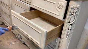 Blending Paint on Furniture Drawers