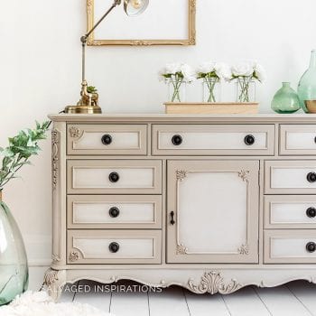 How To Blend Paint On Painted Dresser Makeover