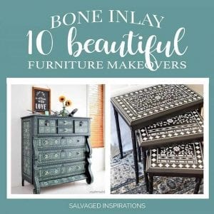 Bone Inlay Painted Furniture _ 10 Inspiring Makeovers I