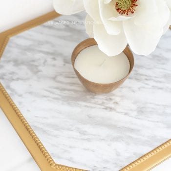 Close Up of Faux Marble Table Top IG