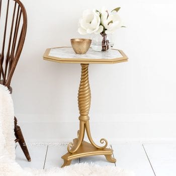 DIY Marble Table IG- Salvaged Inspirations