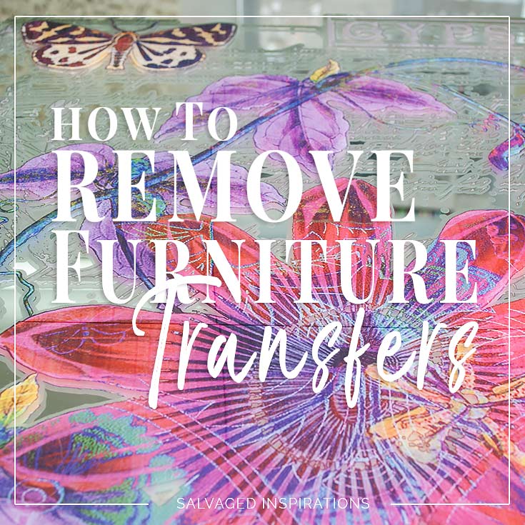 How To Remove Furniture Transfers