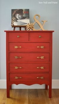 Saw Nail And Paint simply-red-dresser-1-1