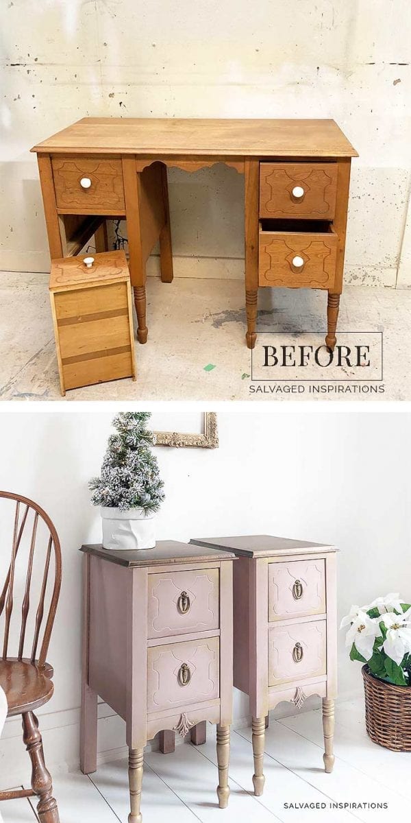 Painted Nightstands - Salvaged Inspirations