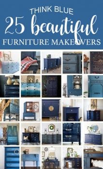 25 BEAUTIFUL BLUE Painted Furniture Makeover