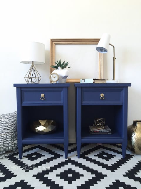 Nightstand Before and After Makeovers Carrie Thirty Eight Street