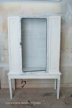 Primed China Cabinet Ready for Paint