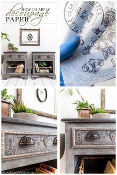 How To Apply Decoupage Decor Paper
