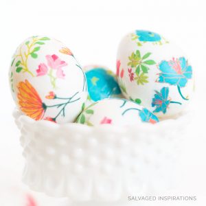 Close Floral Easter Eggs 2020