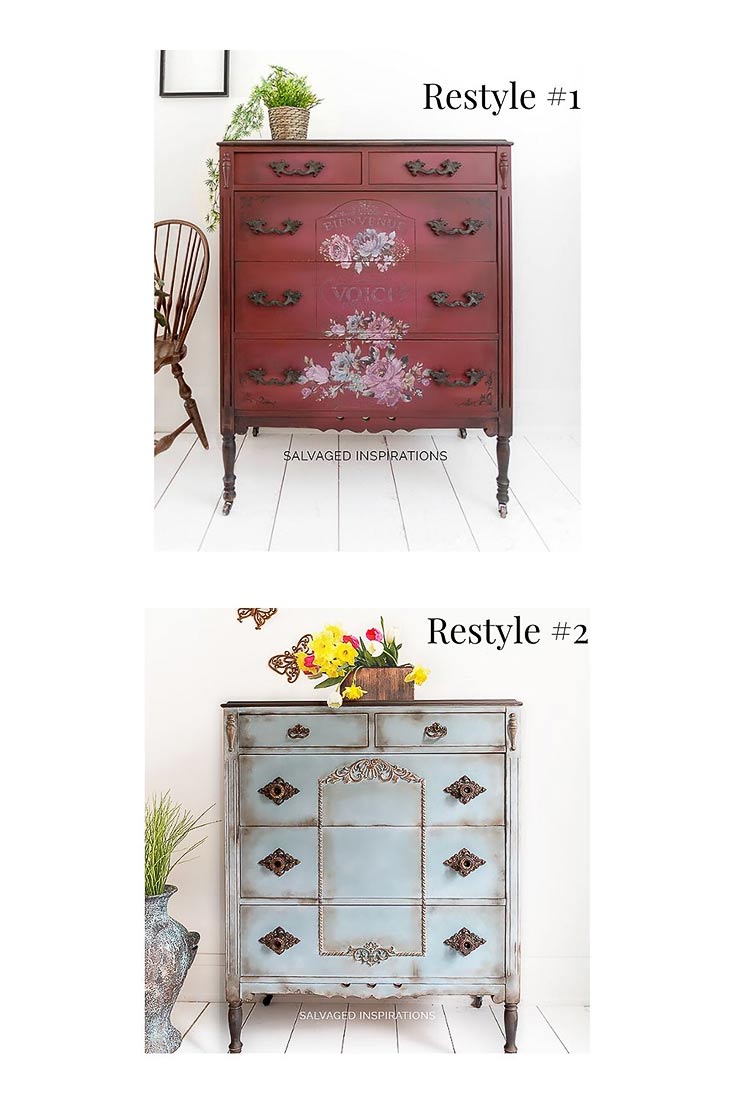 Restyle #1 or Restyle #2 Salvaged Inspirations