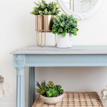 Painted Hall Console Table Makeover
