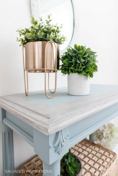 Side View Of Hallway Console Table