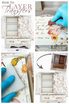 How To Layer Furniture Transfers on Your Projects