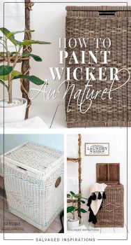 How To Paint Wicker Au Naturel PIN