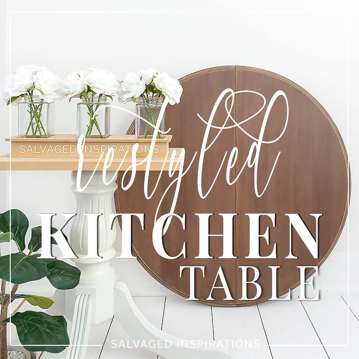 Restyled Painted Kitchen Table