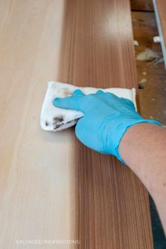 Staining Wood Kitchen Table Top