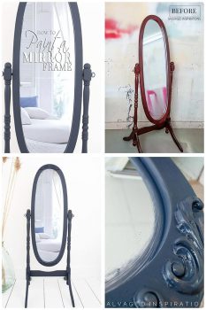 How to Paint A Mirror Frame - 5 Tips_