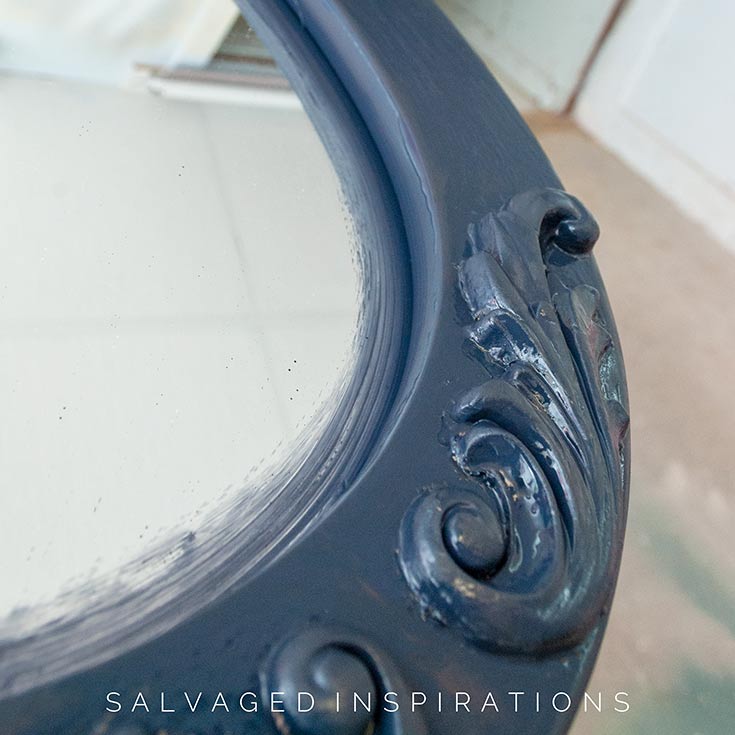 How To Paint A Mirror Frame Salvaged, How To Paint Mirror Frames
