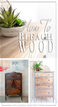 How To Bleach Wood Furniture PIN