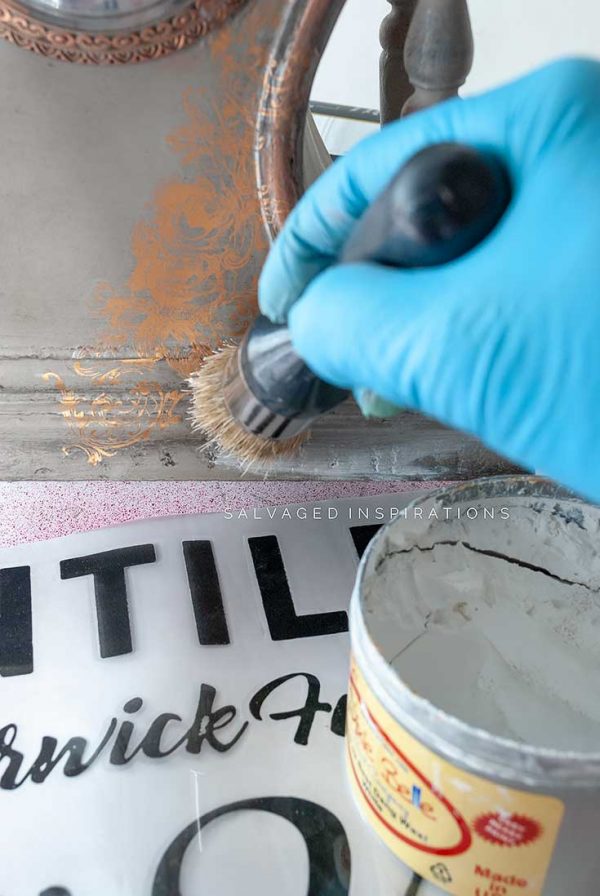 Painted Vintage Clock Makeover - Salvaged Inspirations