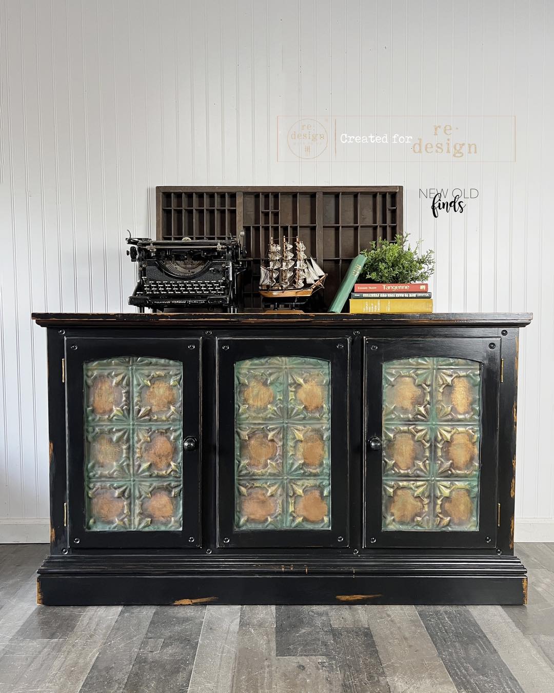 New Old Finds by Roz Robertson Black Cabinet