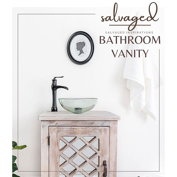 Bathroom Vanity Makeover Salvaged, Salvage Bathroom Vanity Cabinets