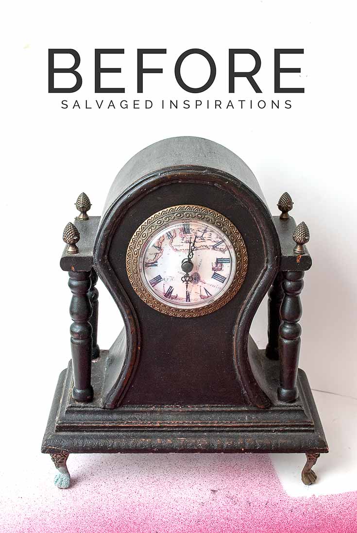 Salvaged Clock Before
