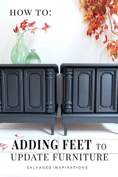 How To- Adding Feet To Update Furniture