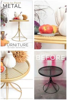 How To Paint Metal Furniture Step by Step
