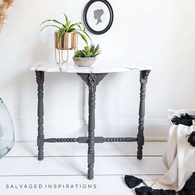 DIY Marble Paint Effect - Salvaged Inspirations