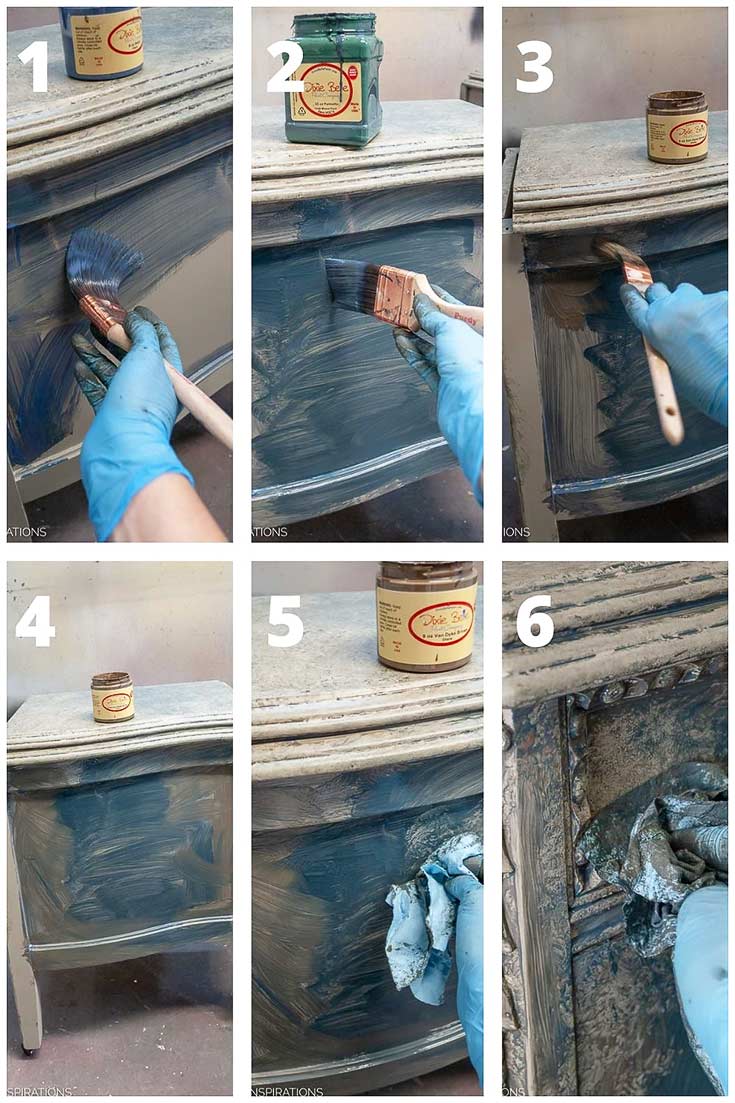 How To Glaze Painted Furniture