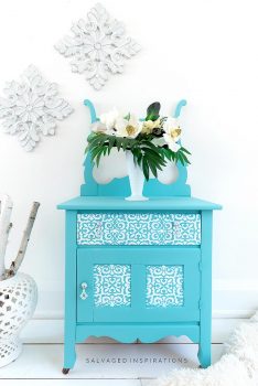 How To Stencil On Furniture