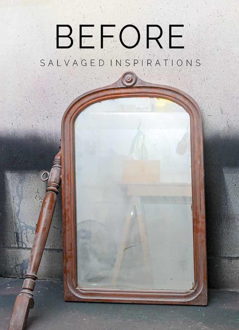 How To Distress A Mirror
